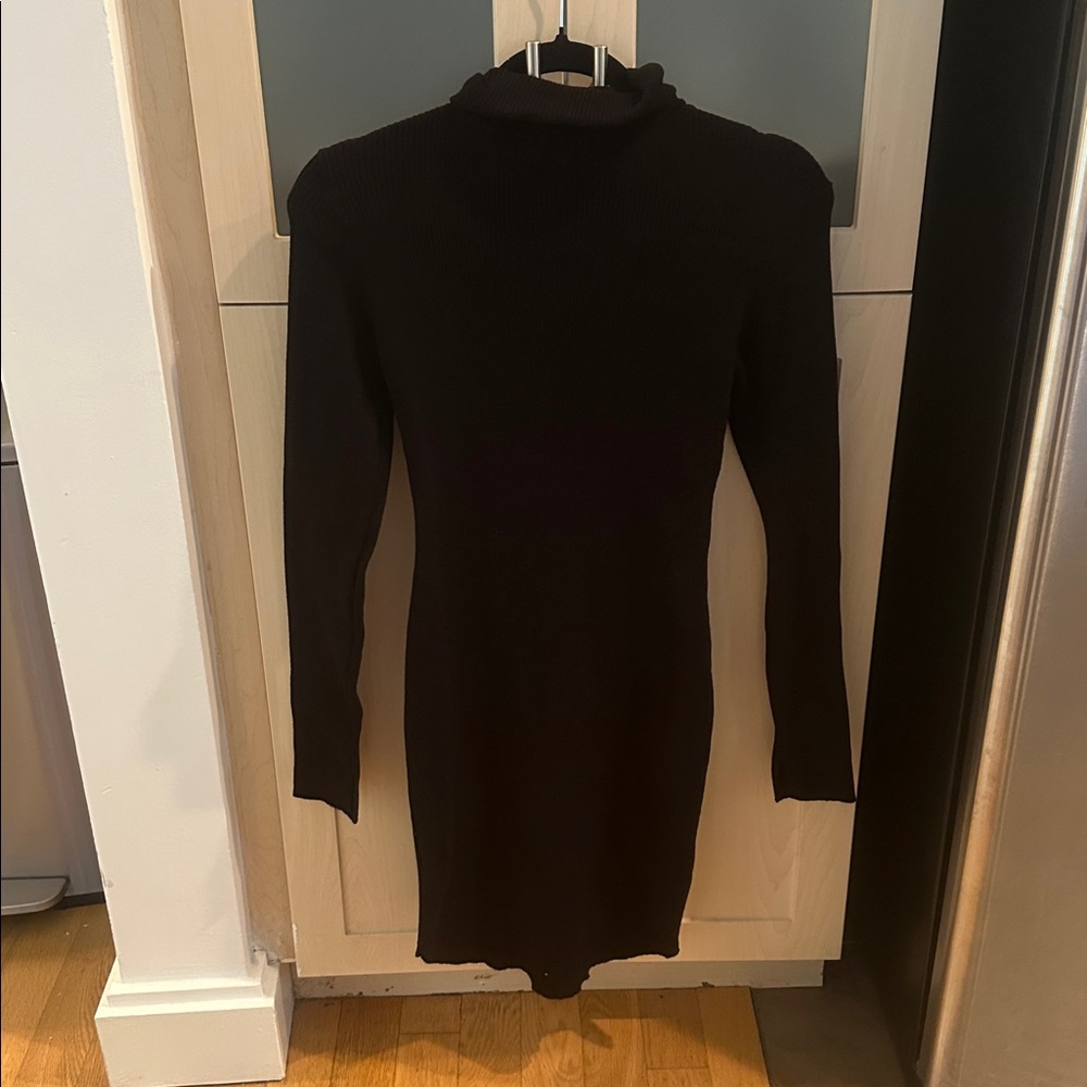 Bershka Dark Brown Turtleneck Sweater